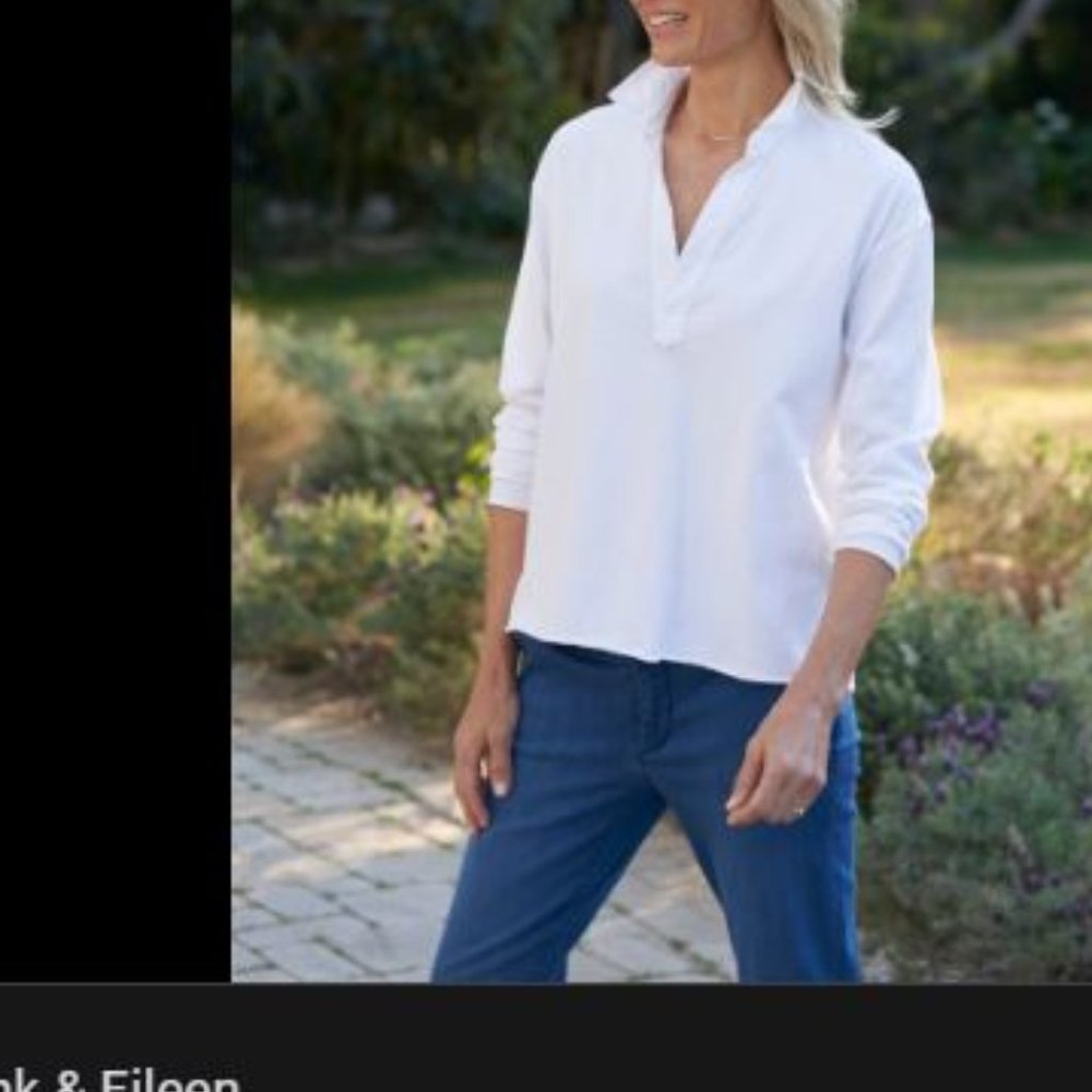 Frank & Eileen Heritage Jersey Popover Henley Top - Picture 8 of 16